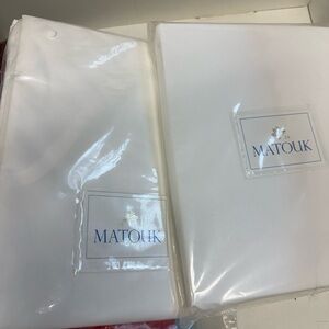 Matouk White Bed Sheet Set - Classic White Luxury